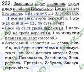 Відповіді Рідна мова 8 клас Єрмоленко 2008. ГДЗ
