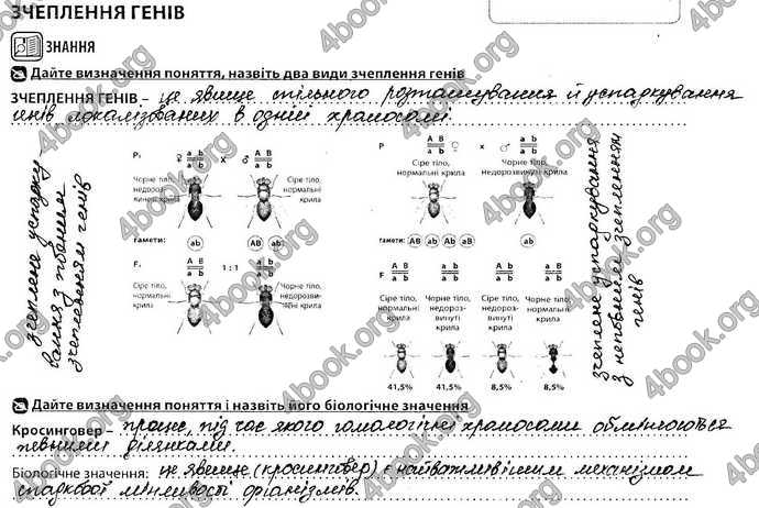 Відповіді Зошит Біологія 9 клас Соболь. ГДЗ