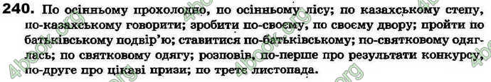 Ответы Українська мова 7 клас Ворон 2015. ГДЗ