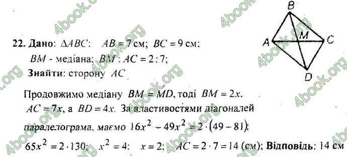 Відповіді Геометрія Збірник 9 клас Мерзляк 2009. ГДЗ