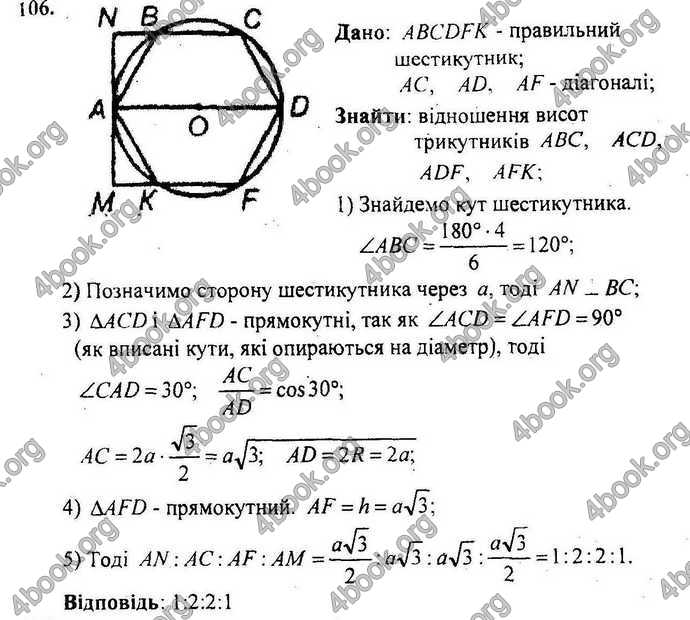 Відповіді Геометрія Збірник 9 клас Мерзляк 2009. ГДЗ