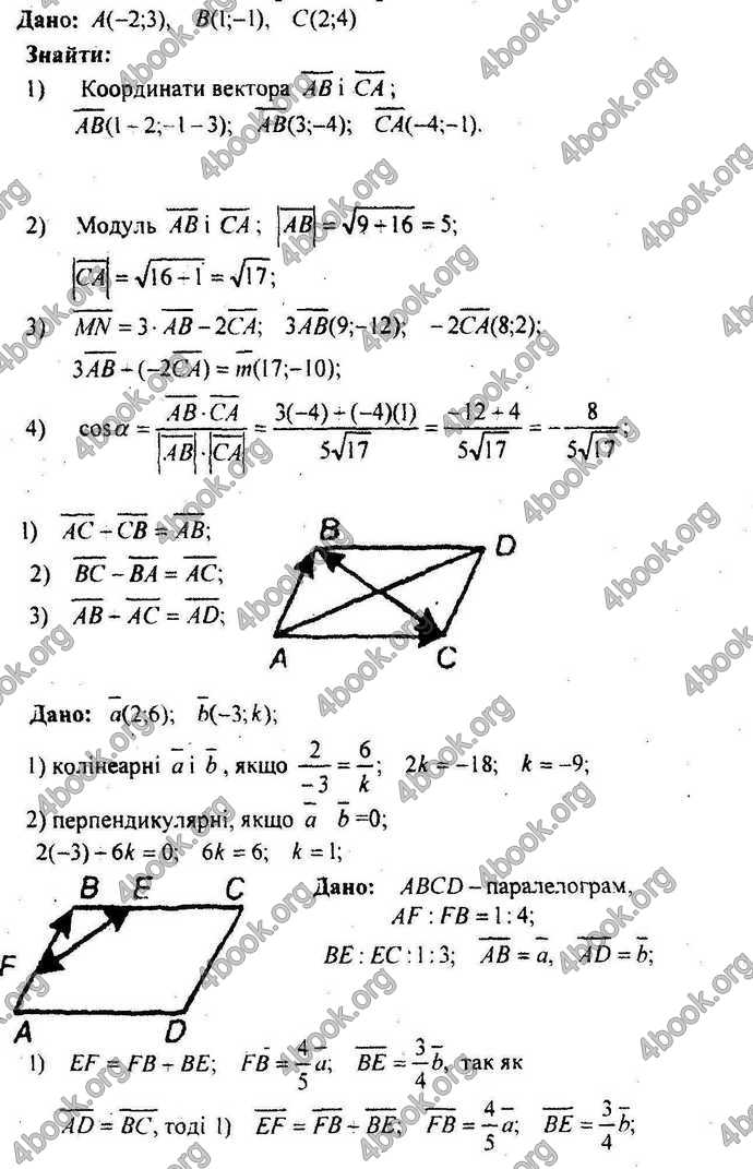 Відповіді Геометрія Збірник 9 клас Мерзляк 2009. ГДЗ