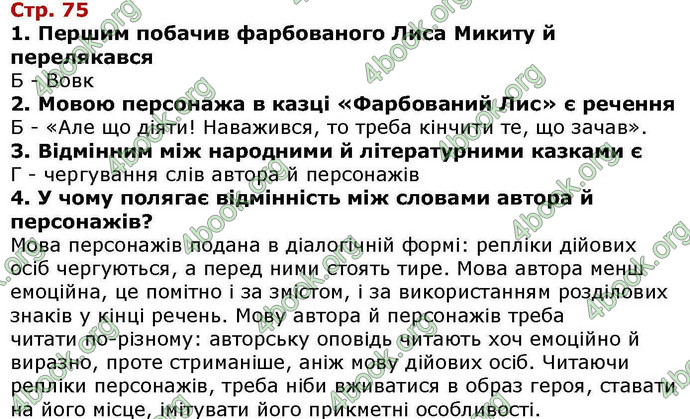 Відповіді Українська література 5 клас Авраменко. ГДЗ