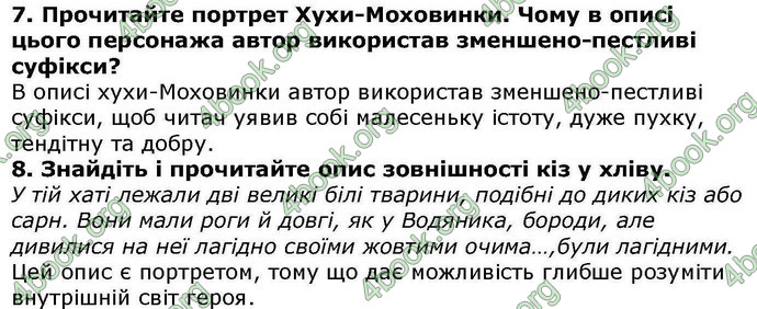 Відповіді Українська література 5 клас Авраменко. ГДЗ