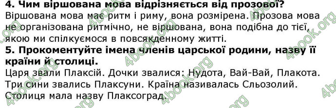 Відповіді Українська література 5 клас Авраменко. ГДЗ