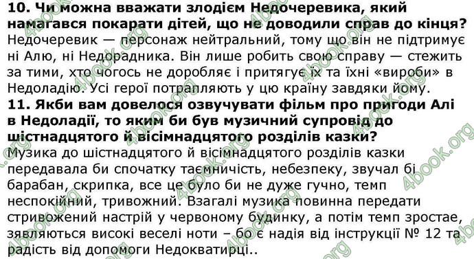 Відповіді Українська література 5 клас Авраменко. ГДЗ