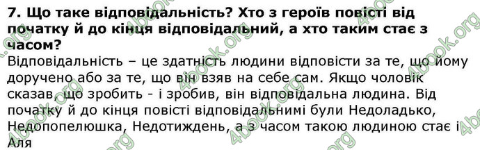 Відповіді Українська література 5 клас Авраменко. ГДЗ