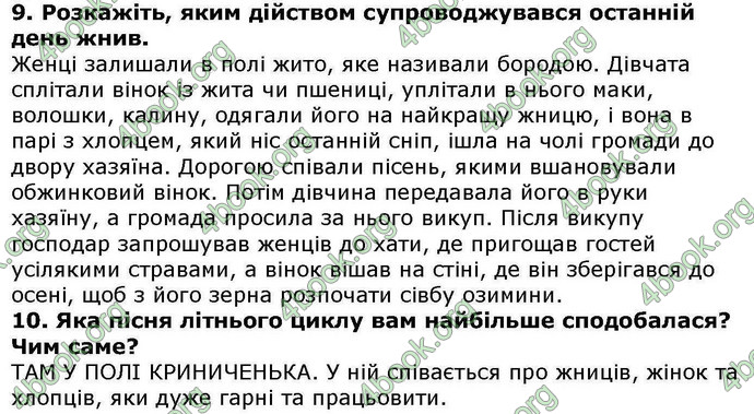 ГДЗ Українська література 6 клас Авраменкою