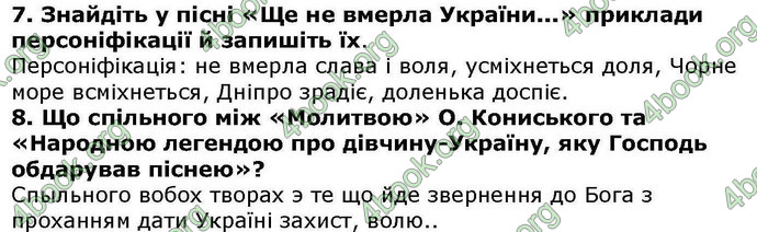 ГДЗ Українська література 6 клас Авраменкою