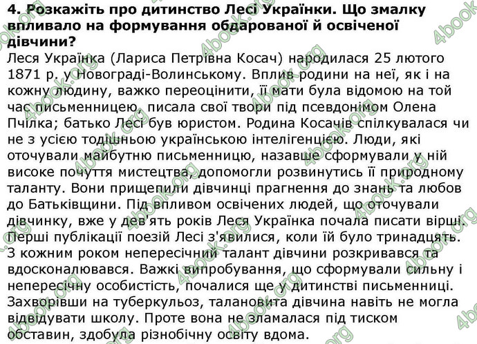 ГДЗ Українська література 6 клас Авраменкою