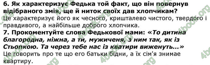 ГДЗ Українська література 6 клас Авраменкою