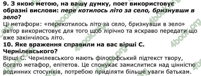 ГДЗ Українська література 6 клас Авраменкою