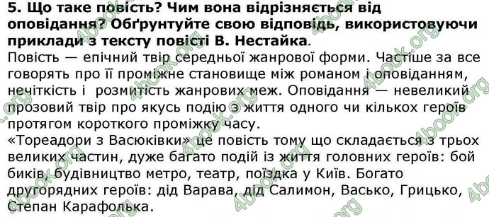 ГДЗ Українська література 6 клас Авраменкою