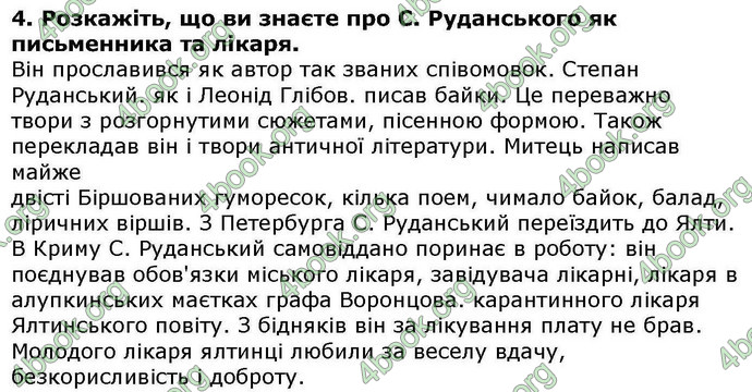 ГДЗ Українська література 6 клас Авраменкою