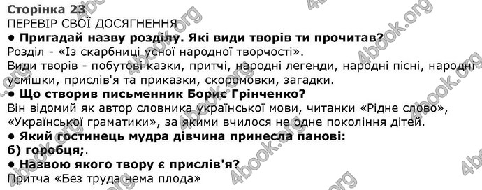 Літературне читання 4 клас Савченко. ГДЗ