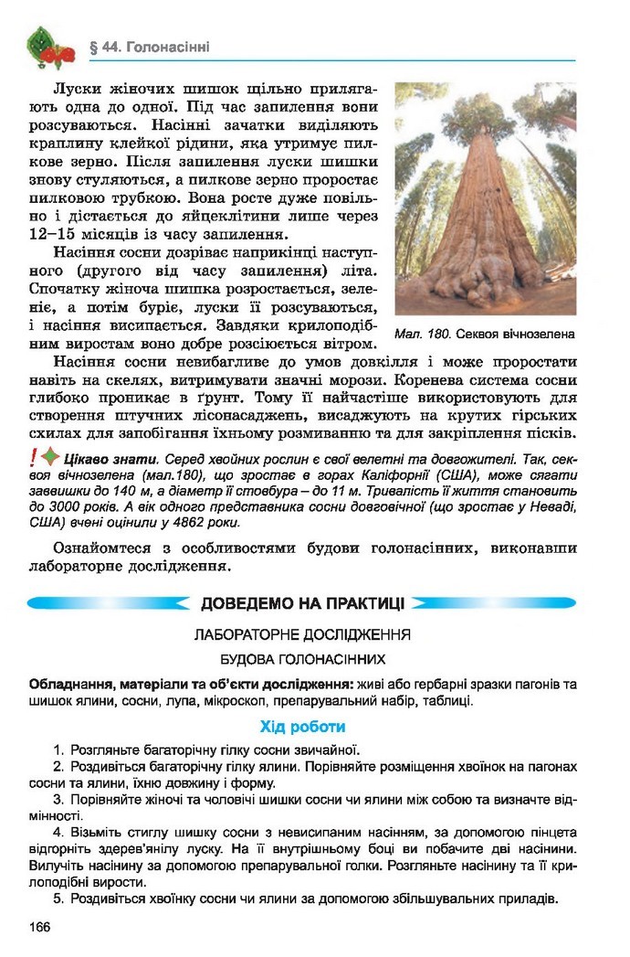 Підручник Біологія 6 клас Остапченко