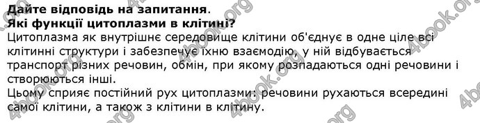 Відповіді Біологія 6 клас Остапченко. ГДЗ