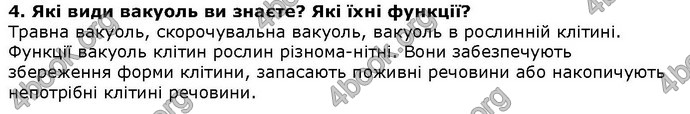 Відповіді Біологія 6 клас Остапченко. ГДЗ