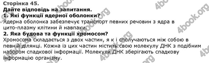 Відповіді Біологія 6 клас Остапченко. ГДЗ