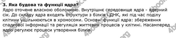 Відповіді Біологія 6 клас Остапченко. ГДЗ