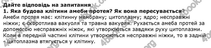 Відповіді Біологія 6 клас Остапченко. ГДЗ