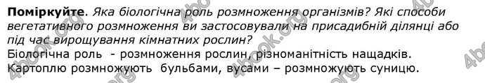 Відповіді Біологія 6 клас Остапченко. ГДЗ