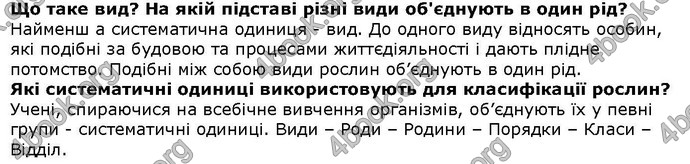 Відповіді Біологія 6 клас Остапченко. ГДЗ