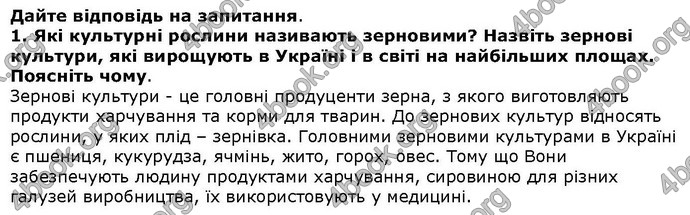 Відповіді Біологія 6 клас Остапченко. ГДЗ