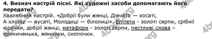 ГДЗ Українська література 6 клас Коваленко