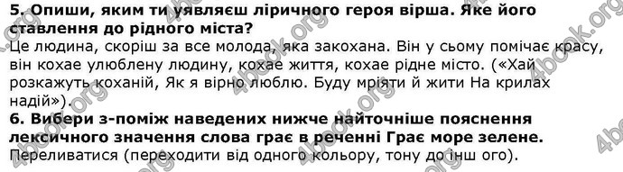 ГДЗ Українська література 6 клас Коваленко