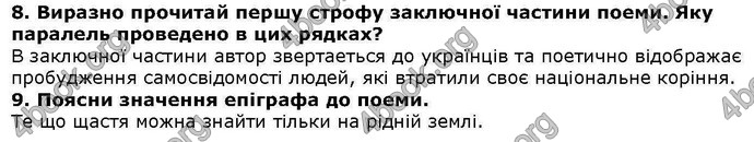 ГДЗ Українська література 6 клас Коваленко