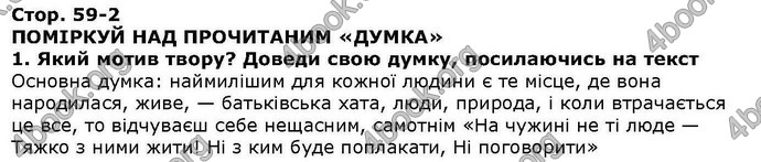 ГДЗ Українська література 6 клас Коваленко