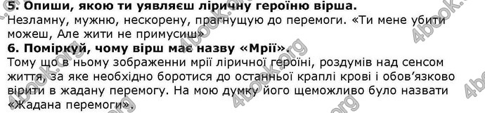 ГДЗ Українська література 6 клас Коваленко