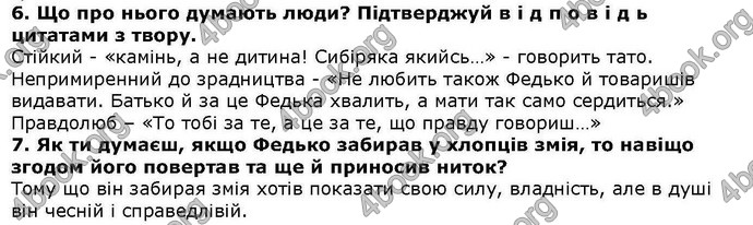 ГДЗ Українська література 6 клас Коваленко