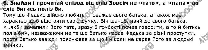 ГДЗ Українська література 6 клас Коваленко