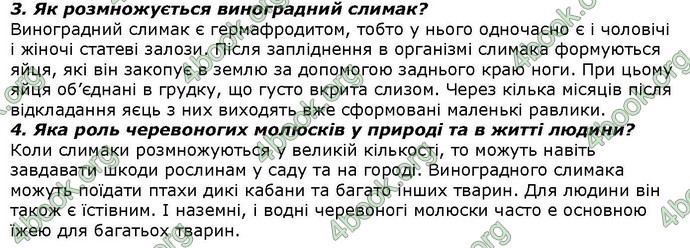 Відповіді Біологія 7 клас Костіков. ГДЗ