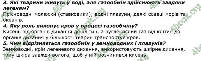 Відповіді Біологія 7 клас Костіков. ГДЗ