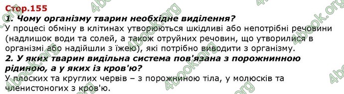 Відповіді Біологія 7 клас Костіков. ГДЗ