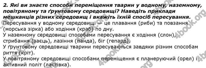 Відповіді Біологія 7 клас Костіков. ГДЗ