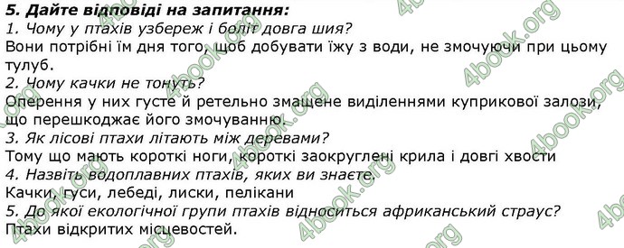 Відповіді Біологія 7 клас Костіков. ГДЗ