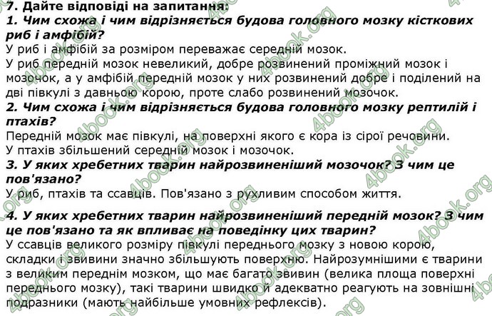 Відповіді Біологія 7 клас Костіков. ГДЗ