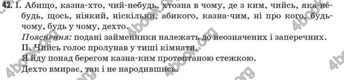 Відповіді Рідна мова 7 клас Пентилюк