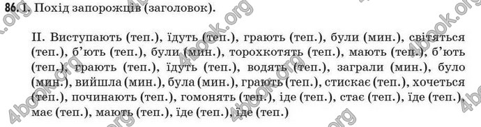 Відповіді Рідна мова 7 клас Пентилюк