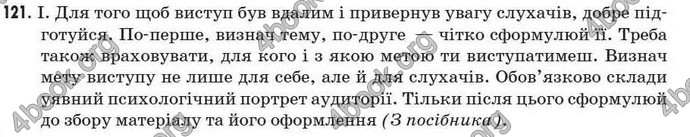 Відповіді Рідна мова 7 клас Пентилюк