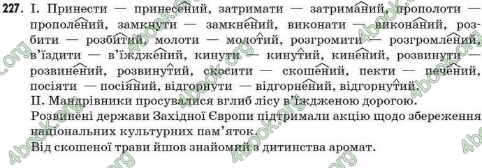 Відповіді Рідна мова 7 клас Пентилюк