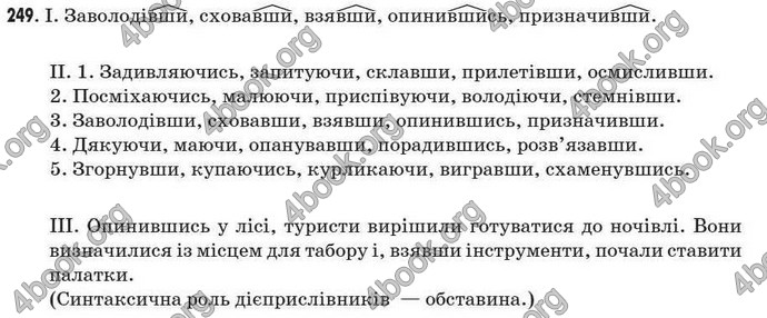 Відповіді Рідна мова 7 клас Пентилюк