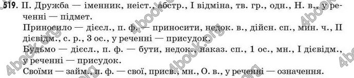 Відповіді Рідна мова 7 клас Пентилюк