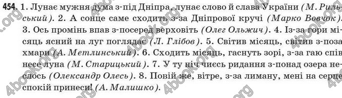 Відповіді Рідна мова 7 клас Глазова