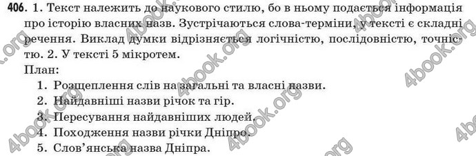 Відповіді Рідна мова 7 клас Єрмоленко 2009. ГДЗ