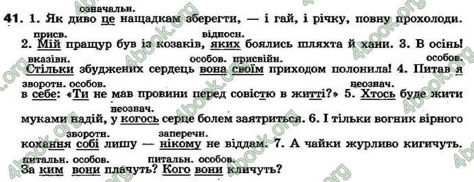 Ответы Українська мова 7 клас Ворон 2007. ГДЗ